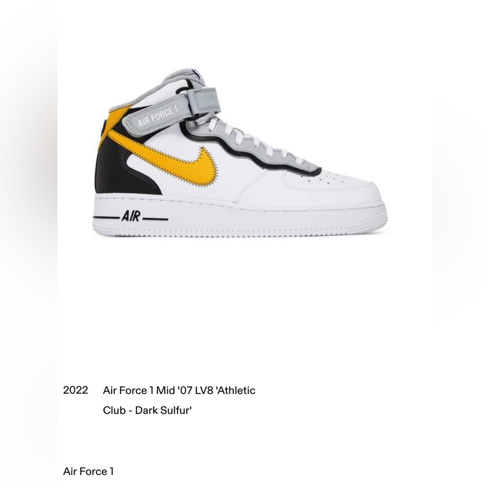 AIR FORCE 1 MID '07 LV8 'ATHLETIC CLUB - DARK SULFUR'